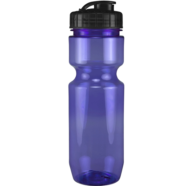 22oz Translucent Bike Bottle with Flip Top Lid - 22oz Translucent Bike Bottle with Flip Top Lid - Image 75 of 98