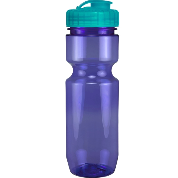 22oz Translucent Bike Bottle with Flip Top Lid - 22oz Translucent Bike Bottle with Flip Top Lid - Image 76 of 98