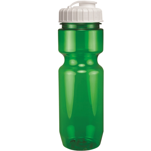 22oz Translucent Bike Bottle with Flip Top Lid - 22oz Translucent Bike Bottle with Flip Top Lid - Image 70 of 98