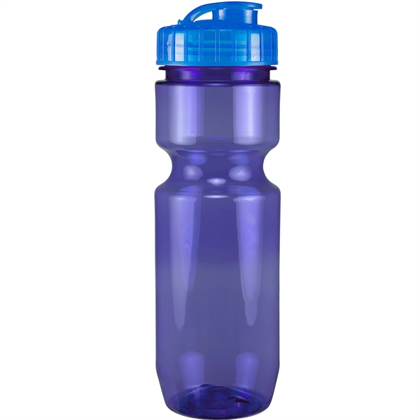 22oz Translucent Bike Bottle with Flip Top Lid - 22oz Translucent Bike Bottle with Flip Top Lid - Image 78 of 98