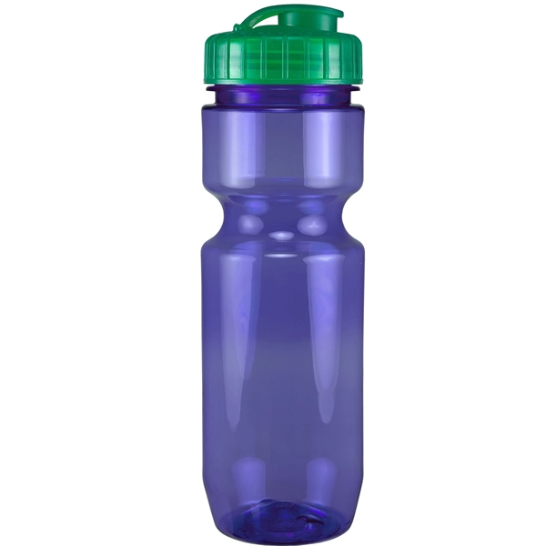 22oz Translucent Bike Bottle with Flip Top Lid - 22oz Translucent Bike Bottle with Flip Top Lid - Image 79 of 98