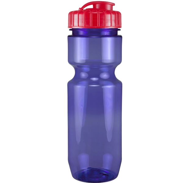 22oz Translucent Bike Bottle with Flip Top Lid - 22oz Translucent Bike Bottle with Flip Top Lid - Image 82 of 98