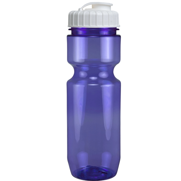 22oz Translucent Bike Bottle with Flip Top Lid - 22oz Translucent Bike Bottle with Flip Top Lid - Image 84 of 98