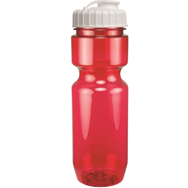 22oz Translucent Bike Bottle with Flip Top Lid - 22oz Translucent Bike Bottle with Flip Top Lid - Image 98 of 98