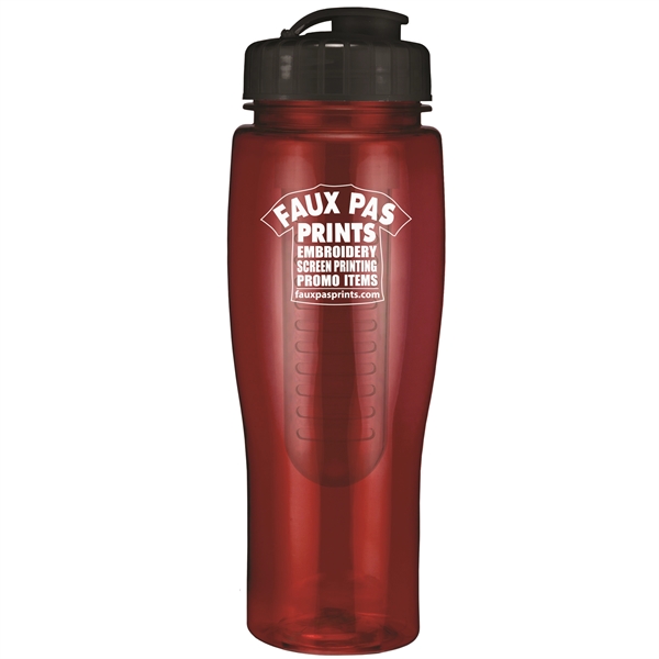 24oz Translucent Contour Bottle with Flip Top Lid & Infuser - 24oz Translucent Contour Bottle with Flip Top Lid & Infuser - Image 2 of 2