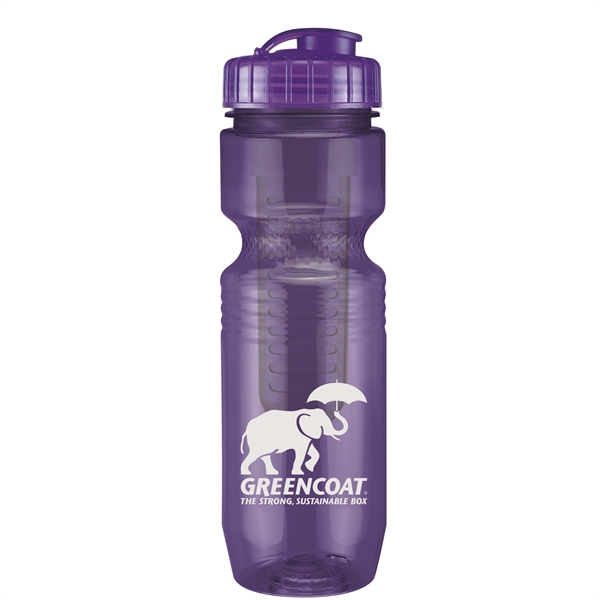26oz Translucent Jogger Bottle with Flip Top Lid & Infuser - 26oz Translucent Jogger Bottle with Flip Top Lid & Infuser - Image 1 of 60