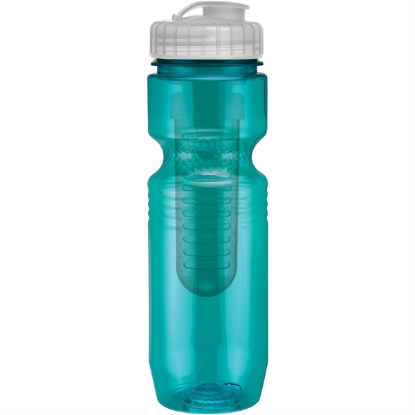 26oz Translucent Jogger Bottle with Flip Top Lid & Infuser - 26oz Translucent Jogger Bottle with Flip Top Lid & Infuser - Image 46 of 60