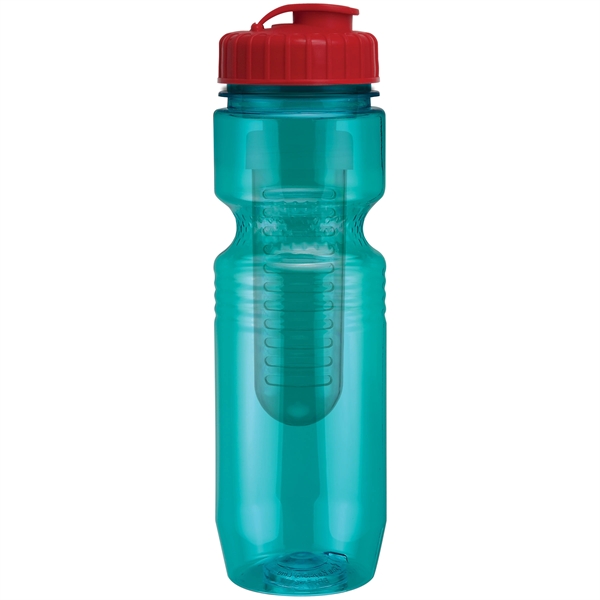 26oz Translucent Jogger Bottle with Flip Top Lid & Infuser - 26oz Translucent Jogger Bottle with Flip Top Lid & Infuser - Image 48 of 60