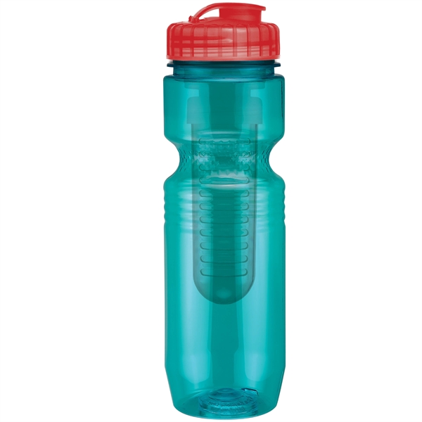 26oz Translucent Jogger Bottle with Flip Top Lid & Infuser - 26oz Translucent Jogger Bottle with Flip Top Lid & Infuser - Image 55 of 60