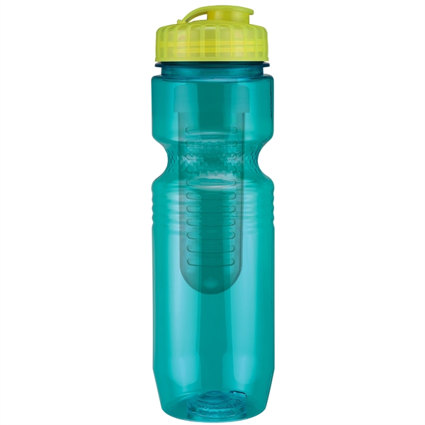 26oz Translucent Jogger Bottle with Flip Top Lid & Infuser - 26oz Translucent Jogger Bottle with Flip Top Lid & Infuser - Image 56 of 60