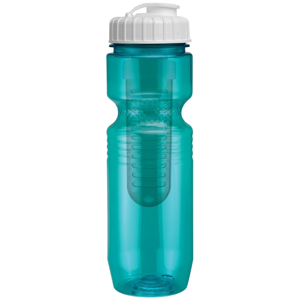 26oz Translucent Jogger Bottle with Flip Top Lid & Infuser - 26oz Translucent Jogger Bottle with Flip Top Lid & Infuser - Image 57 of 60