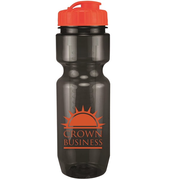 22oz Translucent Bike Bottle with Flip Top Lid & Infuser - 22oz Translucent Bike Bottle with Flip Top Lid & Infuser - Image 2 of 100