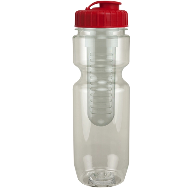 22oz Translucent Bike Bottle with Flip Top Lid & Infuser - 22oz Translucent Bike Bottle with Flip Top Lid & Infuser - Image 7 of 100