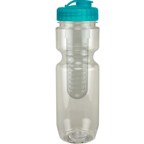 22oz Translucent Bike Bottle with Flip Top Lid & Infuser - 22oz Translucent Bike Bottle with Flip Top Lid & Infuser - Image 9 of 100