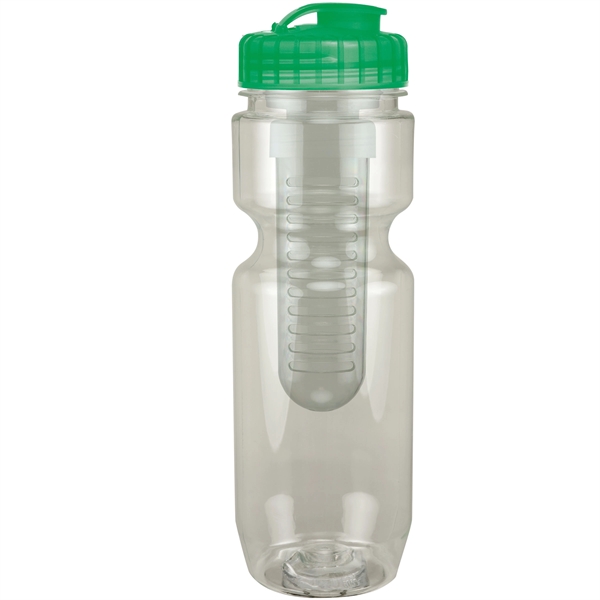 22oz Translucent Bike Bottle with Flip Top Lid & Infuser - 22oz Translucent Bike Bottle with Flip Top Lid & Infuser - Image 11 of 100
