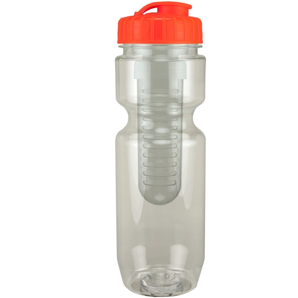22oz Translucent Bike Bottle with Flip Top Lid & Infuser - 22oz Translucent Bike Bottle with Flip Top Lid & Infuser - Image 12 of 100
