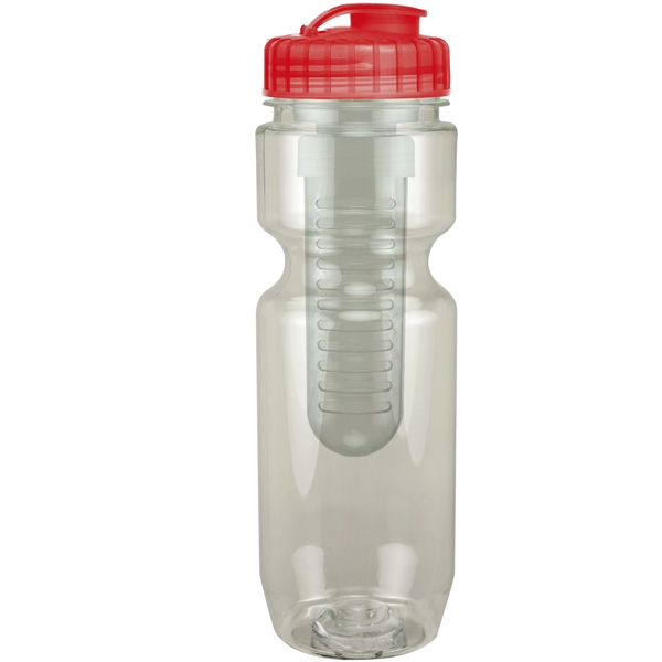 22oz Translucent Bike Bottle with Flip Top Lid & Infuser - 22oz Translucent Bike Bottle with Flip Top Lid & Infuser - Image 14 of 100