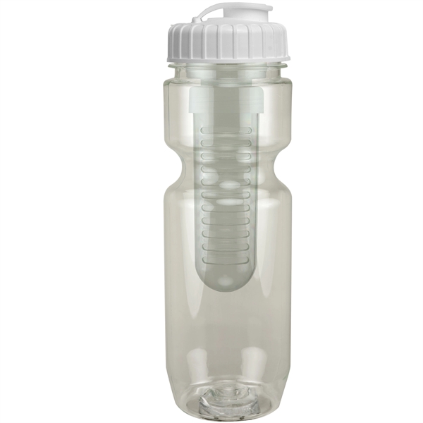 22oz Translucent Bike Bottle with Flip Top Lid & Infuser - 22oz Translucent Bike Bottle with Flip Top Lid & Infuser - Image 16 of 100