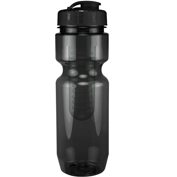 22oz Translucent Bike Bottle with Flip Top Lid & Infuser - 22oz Translucent Bike Bottle with Flip Top Lid & Infuser - Image 22 of 100