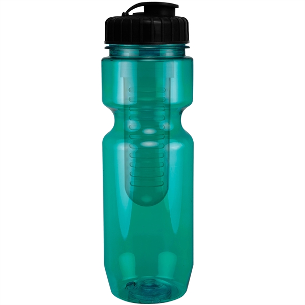 22oz Translucent Bike Bottle with Flip Top Lid & Infuser - 22oz Translucent Bike Bottle with Flip Top Lid & Infuser - Image 31 of 100