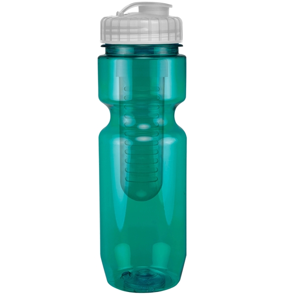 22oz Translucent Bike Bottle with Flip Top Lid & Infuser - 22oz Translucent Bike Bottle with Flip Top Lid & Infuser - Image 33 of 100