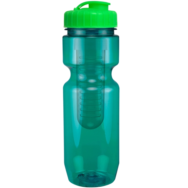 22oz Translucent Bike Bottle with Flip Top Lid & Infuser - 22oz Translucent Bike Bottle with Flip Top Lid & Infuser - Image 34 of 100