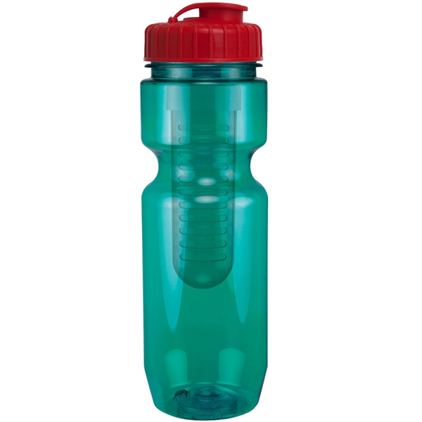 22oz Translucent Bike Bottle with Flip Top Lid & Infuser - 22oz Translucent Bike Bottle with Flip Top Lid & Infuser - Image 35 of 100