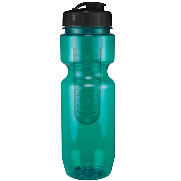 22oz Translucent Bike Bottle with Flip Top Lid & Infuser - 22oz Translucent Bike Bottle with Flip Top Lid & Infuser - Image 36 of 100