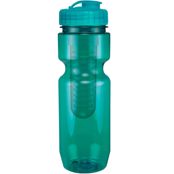 22oz Translucent Bike Bottle with Flip Top Lid & Infuser - 22oz Translucent Bike Bottle with Flip Top Lid & Infuser - Image 37 of 100