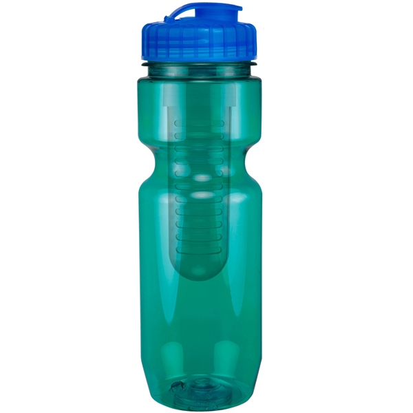 22oz Translucent Bike Bottle with Flip Top Lid & Infuser - 22oz Translucent Bike Bottle with Flip Top Lid & Infuser - Image 38 of 100