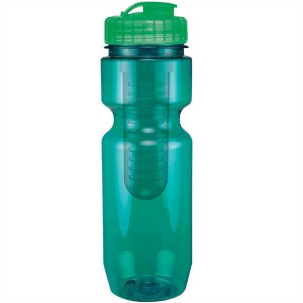 22oz Translucent Bike Bottle with Flip Top Lid & Infuser - 22oz Translucent Bike Bottle with Flip Top Lid & Infuser - Image 39 of 100