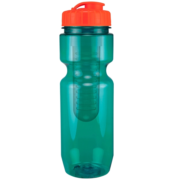 22oz Translucent Bike Bottle with Flip Top Lid & Infuser - 22oz Translucent Bike Bottle with Flip Top Lid & Infuser - Image 40 of 100