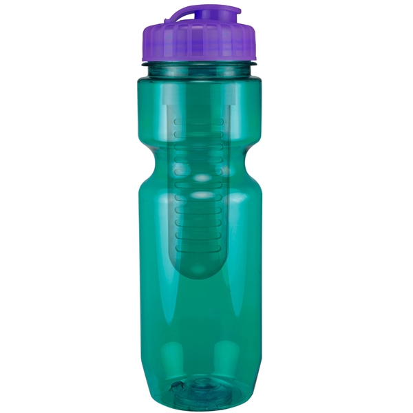 22oz Translucent Bike Bottle with Flip Top Lid & Infuser - 22oz Translucent Bike Bottle with Flip Top Lid & Infuser - Image 41 of 100