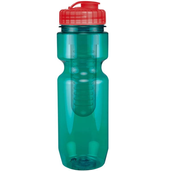 22oz Translucent Bike Bottle with Flip Top Lid & Infuser - 22oz Translucent Bike Bottle with Flip Top Lid & Infuser - Image 42 of 100