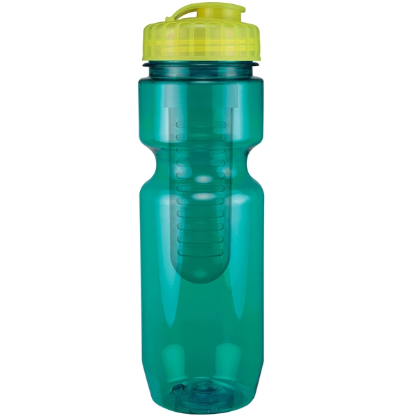 22oz Translucent Bike Bottle with Flip Top Lid & Infuser - 22oz Translucent Bike Bottle with Flip Top Lid & Infuser - Image 43 of 100