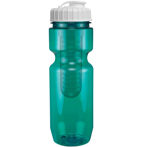 22oz Translucent Bike Bottle with Flip Top Lid & Infuser - 22oz Translucent Bike Bottle with Flip Top Lid & Infuser - Image 44 of 100
