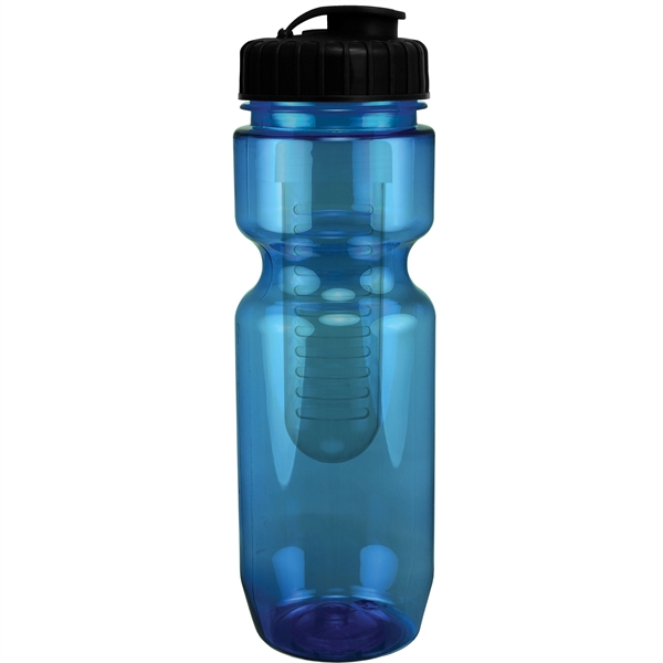 22oz Translucent Bike Bottle with Flip Top Lid & Infuser - 22oz Translucent Bike Bottle with Flip Top Lid & Infuser - Image 45 of 100