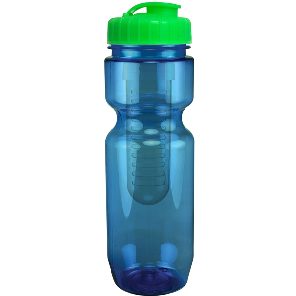 22oz Translucent Bike Bottle with Flip Top Lid & Infuser - 22oz Translucent Bike Bottle with Flip Top Lid & Infuser - Image 48 of 100
