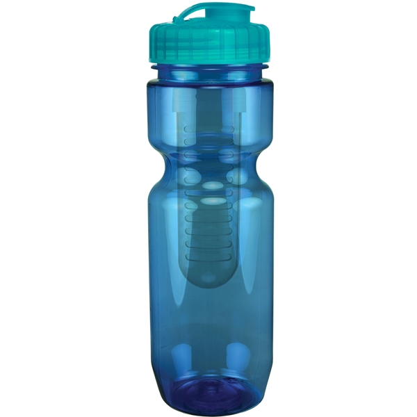 22oz Translucent Bike Bottle with Flip Top Lid & Infuser - 22oz Translucent Bike Bottle with Flip Top Lid & Infuser - Image 51 of 100