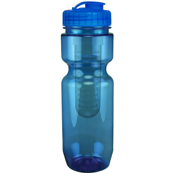 22oz Translucent Bike Bottle with Flip Top Lid & Infuser - 22oz Translucent Bike Bottle with Flip Top Lid & Infuser - Image 52 of 100
