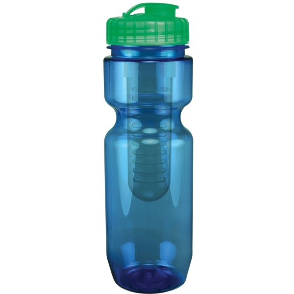 22oz Translucent Bike Bottle with Flip Top Lid & Infuser - 22oz Translucent Bike Bottle with Flip Top Lid & Infuser - Image 53 of 100