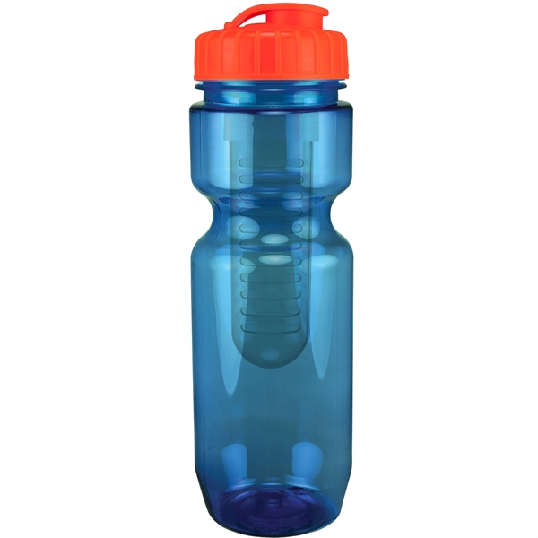 22oz Translucent Bike Bottle with Flip Top Lid & Infuser - 22oz Translucent Bike Bottle with Flip Top Lid & Infuser - Image 54 of 100
