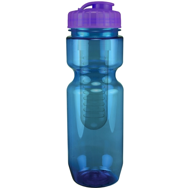 22oz Translucent Bike Bottle with Flip Top Lid & Infuser - 22oz Translucent Bike Bottle with Flip Top Lid & Infuser - Image 55 of 100