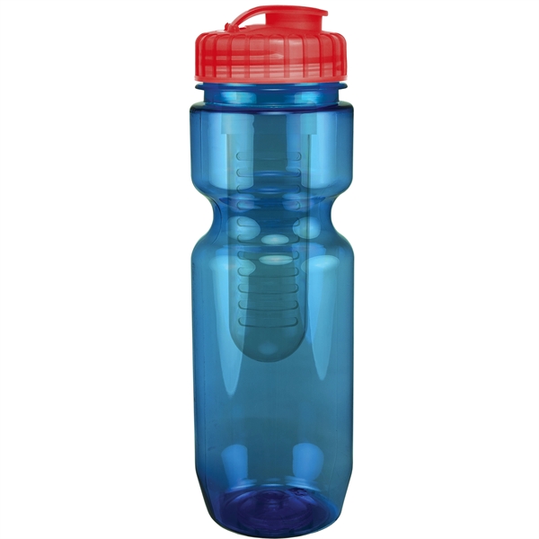 22oz Translucent Bike Bottle with Flip Top Lid & Infuser - 22oz Translucent Bike Bottle with Flip Top Lid & Infuser - Image 56 of 100