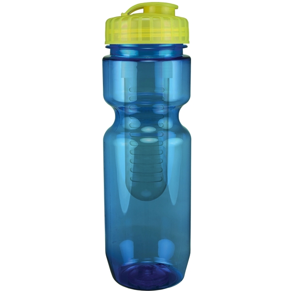 22oz Translucent Bike Bottle with Flip Top Lid & Infuser - 22oz Translucent Bike Bottle with Flip Top Lid & Infuser - Image 57 of 100