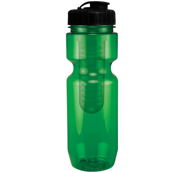 22oz Translucent Bike Bottle with Flip Top Lid & Infuser - 22oz Translucent Bike Bottle with Flip Top Lid & Infuser - Image 59 of 100