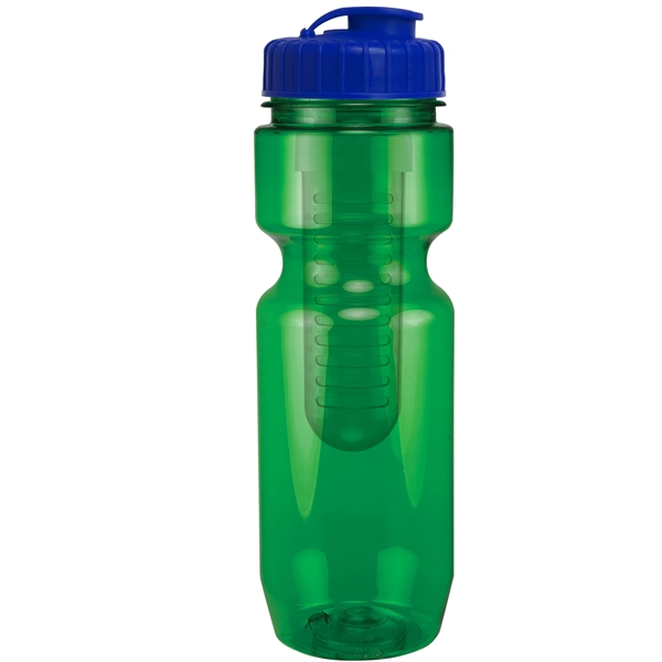 22oz Translucent Bike Bottle with Flip Top Lid & Infuser - 22oz Translucent Bike Bottle with Flip Top Lid & Infuser - Image 60 of 100