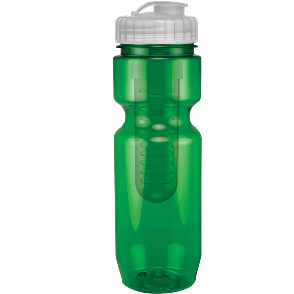 22oz Translucent Bike Bottle with Flip Top Lid & Infuser - 22oz Translucent Bike Bottle with Flip Top Lid & Infuser - Image 61 of 100