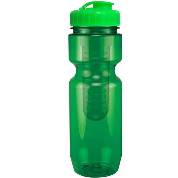 22oz Translucent Bike Bottle with Flip Top Lid & Infuser - 22oz Translucent Bike Bottle with Flip Top Lid & Infuser - Image 62 of 100