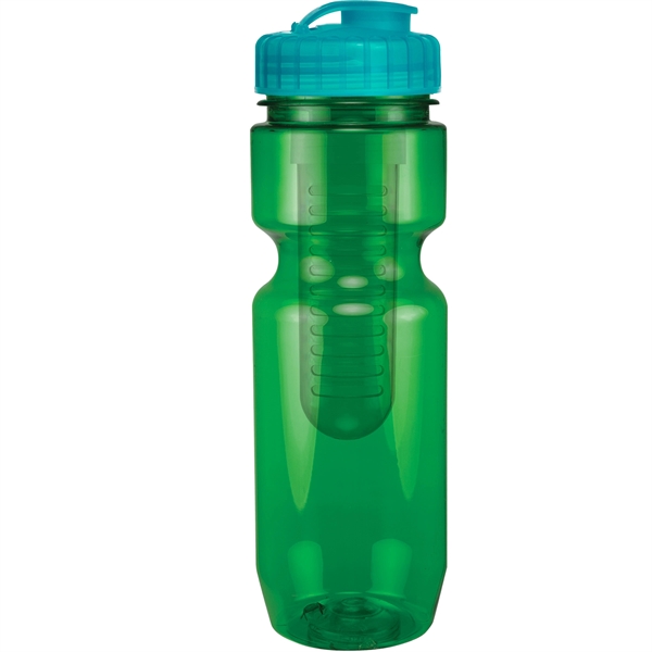 22oz Translucent Bike Bottle with Flip Top Lid & Infuser - 22oz Translucent Bike Bottle with Flip Top Lid & Infuser - Image 65 of 100
